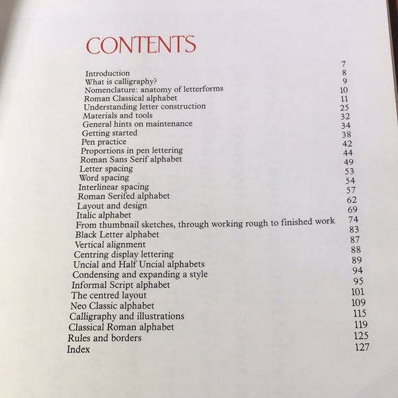 An Introduction to Calligraphy vintage lrg hardcover book 1987 George Evans - Picture 8 of 11